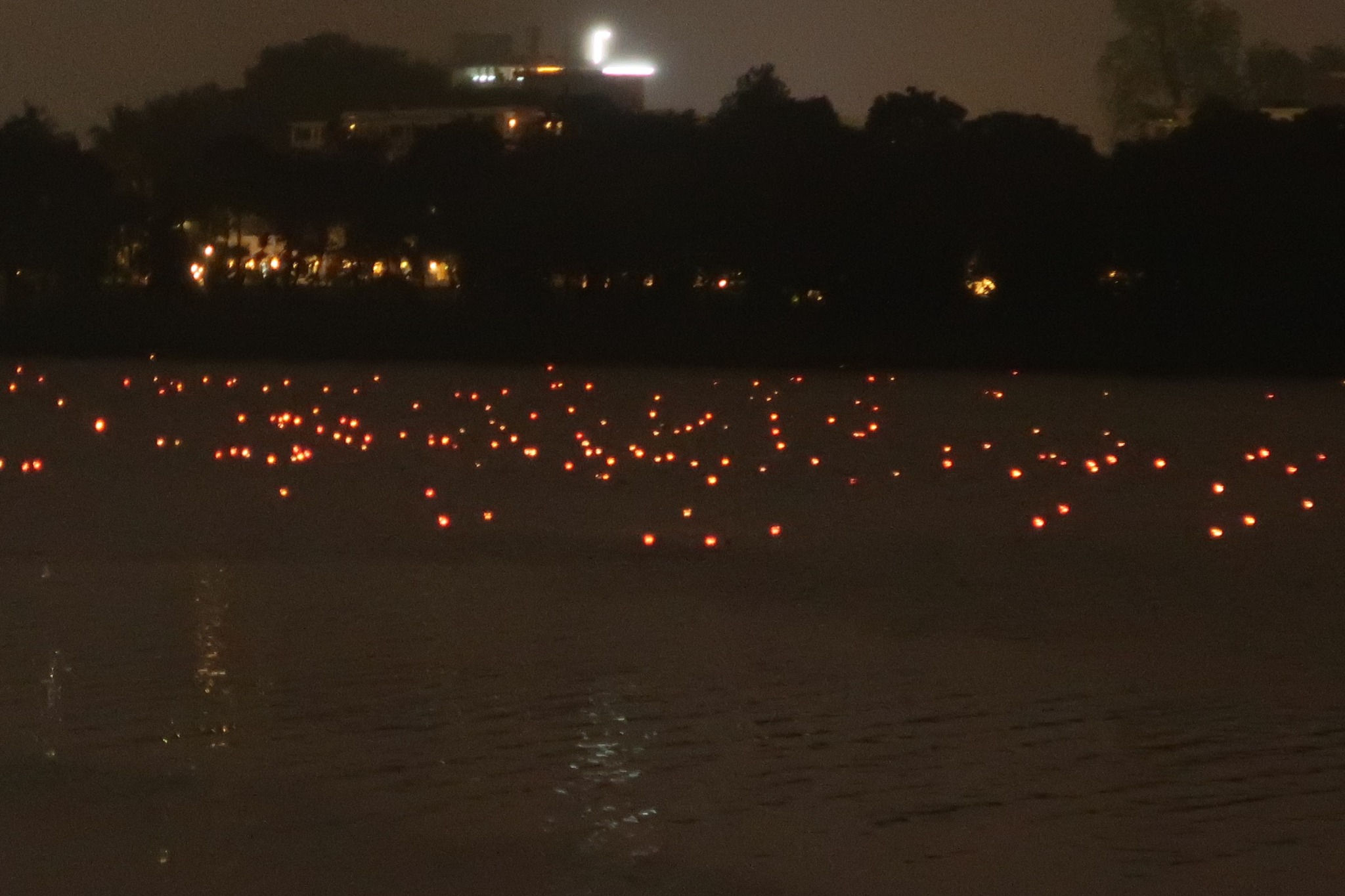 A Magical Evening: Lanterns and Fireflies Along the Perfume River