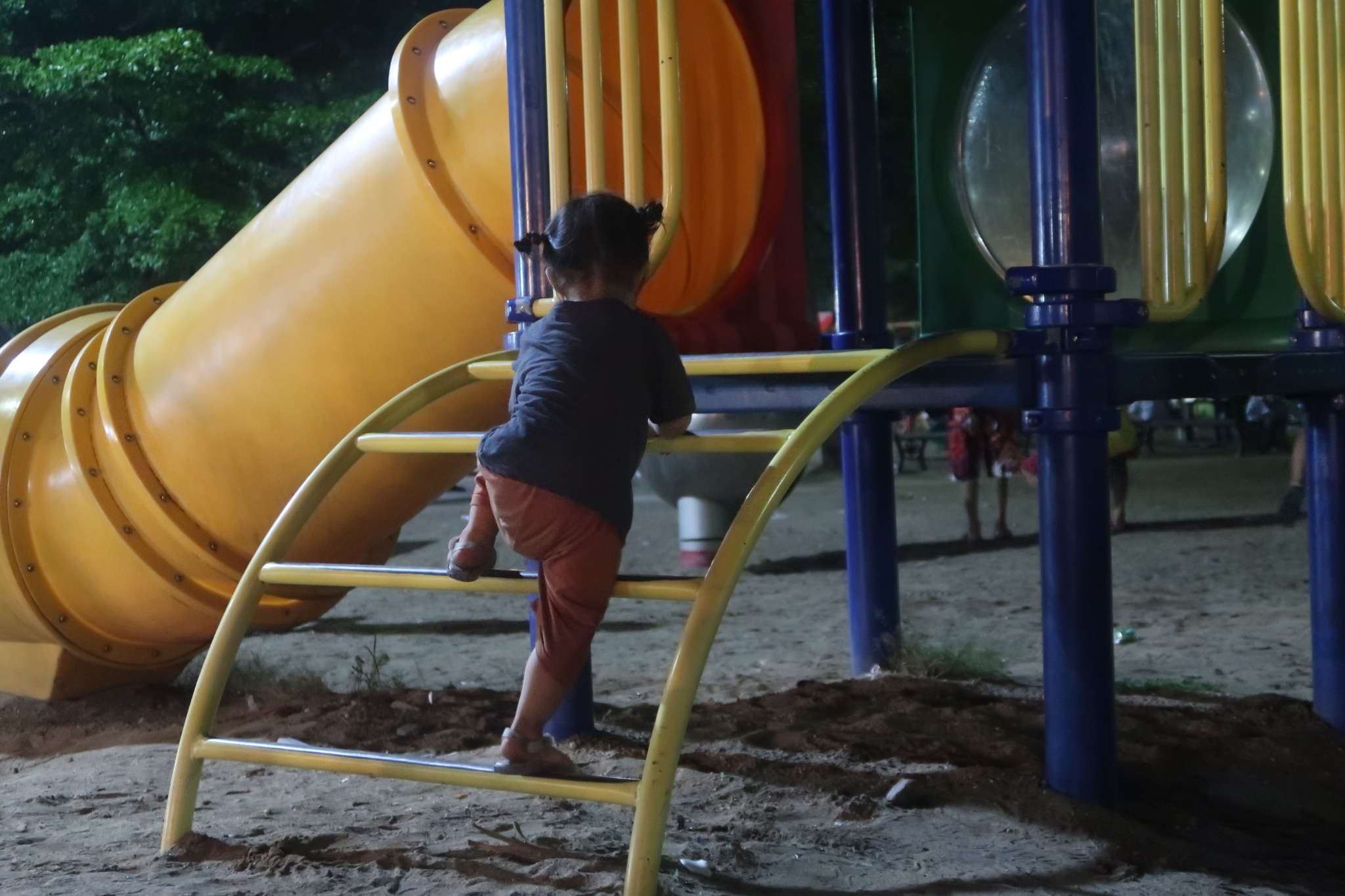 A Family Evening in Vientiane:: Playground Fun