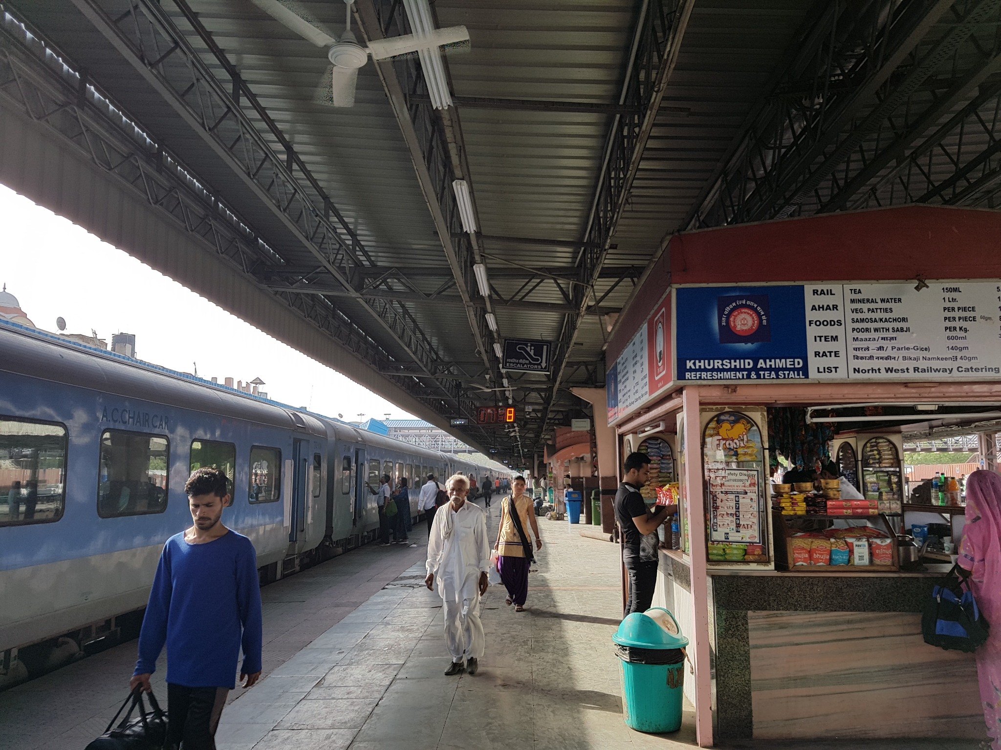 Day 51: Traveling from Jaipur to Delhi by Train