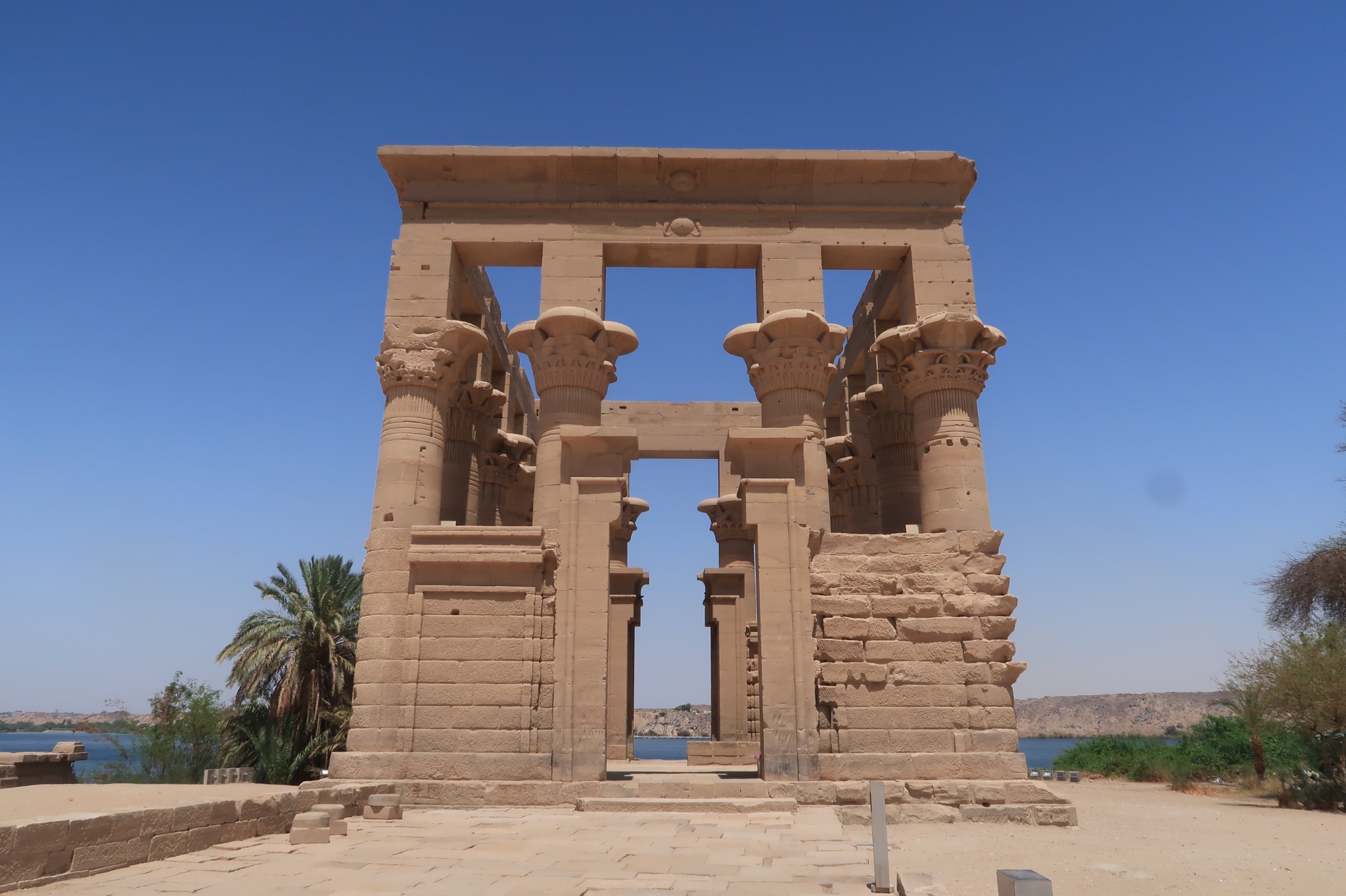 Visiting Philae Temple with a Baby: Aswan Family Travel