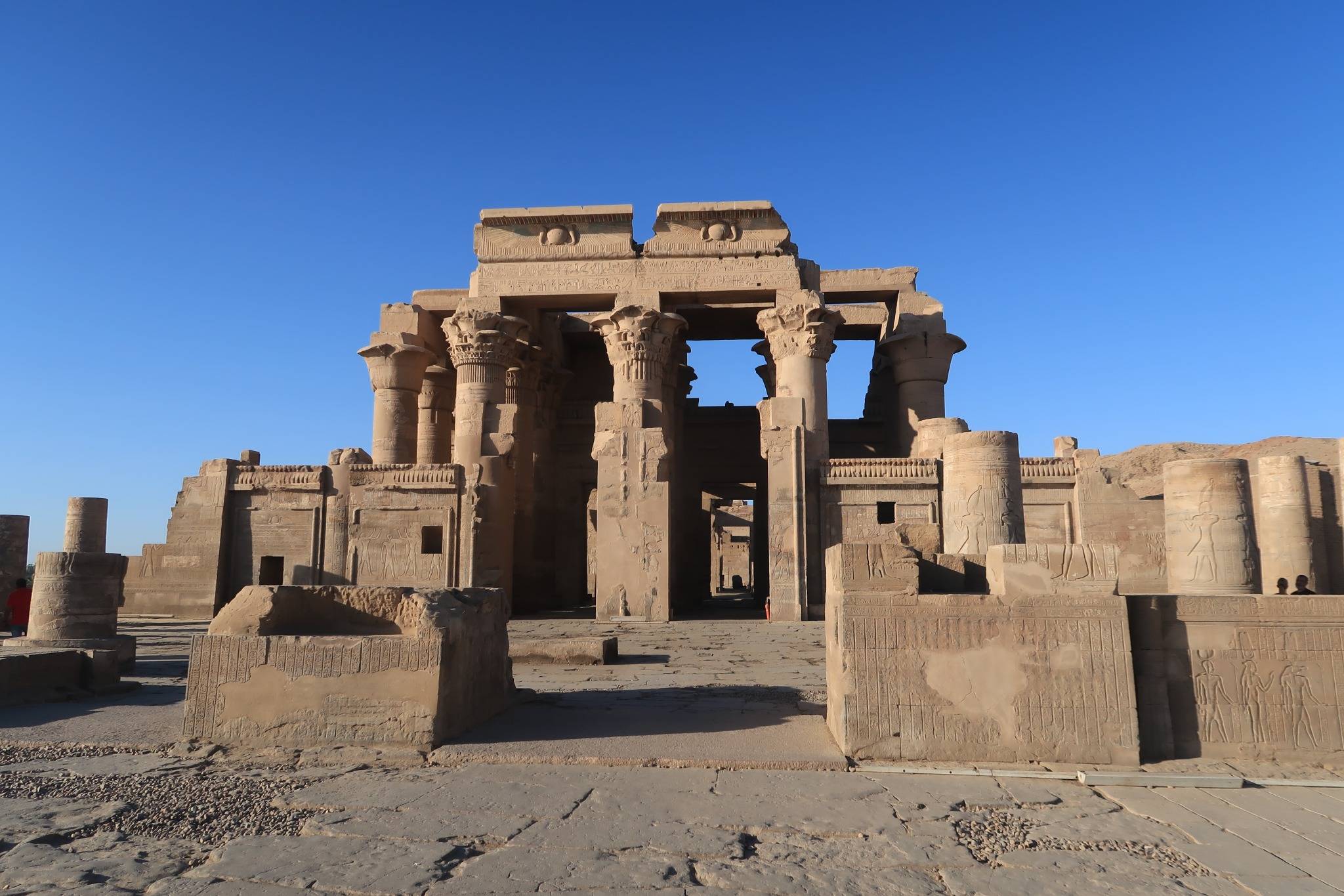 Exploring Kom Ombo Temple on Our World Travel with a Baby
