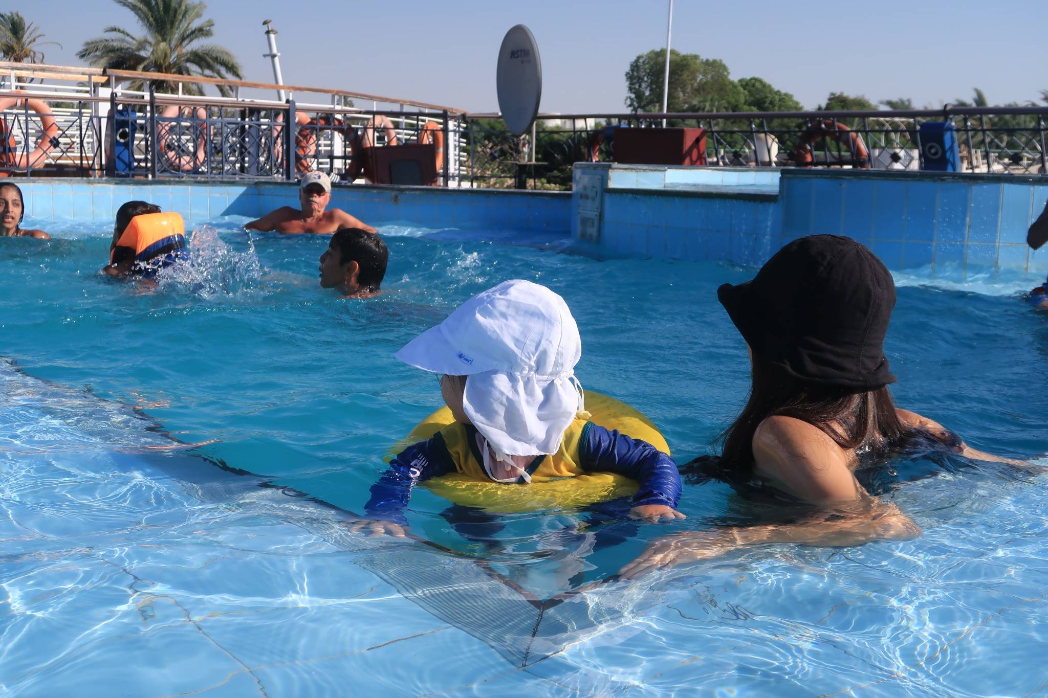 Day 96: Relaxing on the Nile Cruise with Our Baby